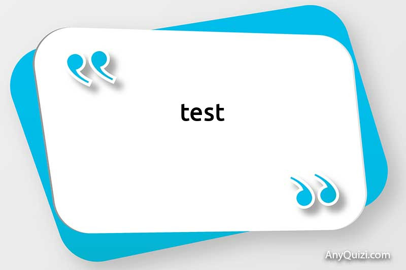 test
